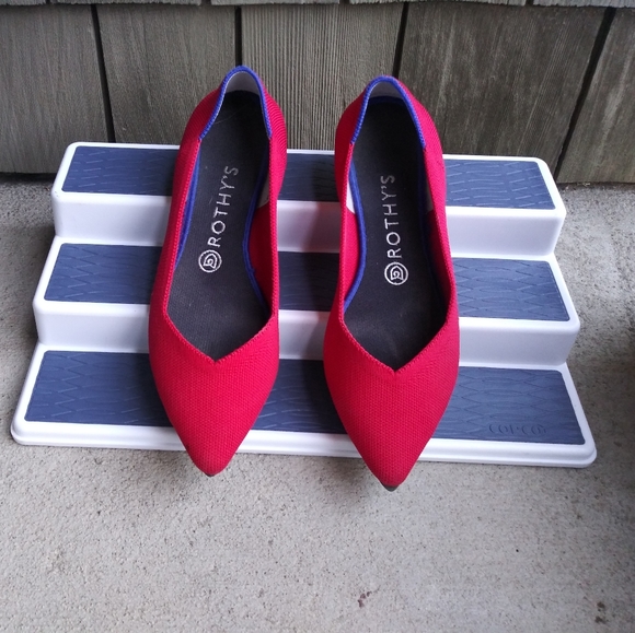Rothy's Shoes - Red Pointy Toe Rothy's Size 9